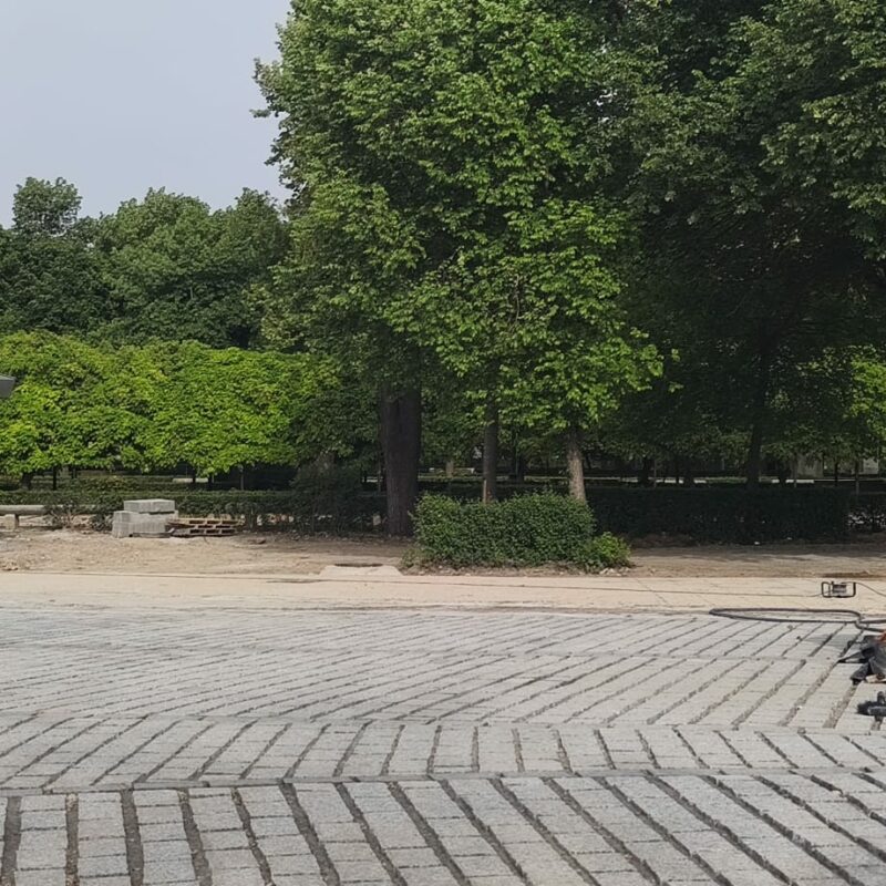 "Graves problemas" de tráfico por las "demoras" en las obras del parque de la Vega, la nueva denuncia del PSOE