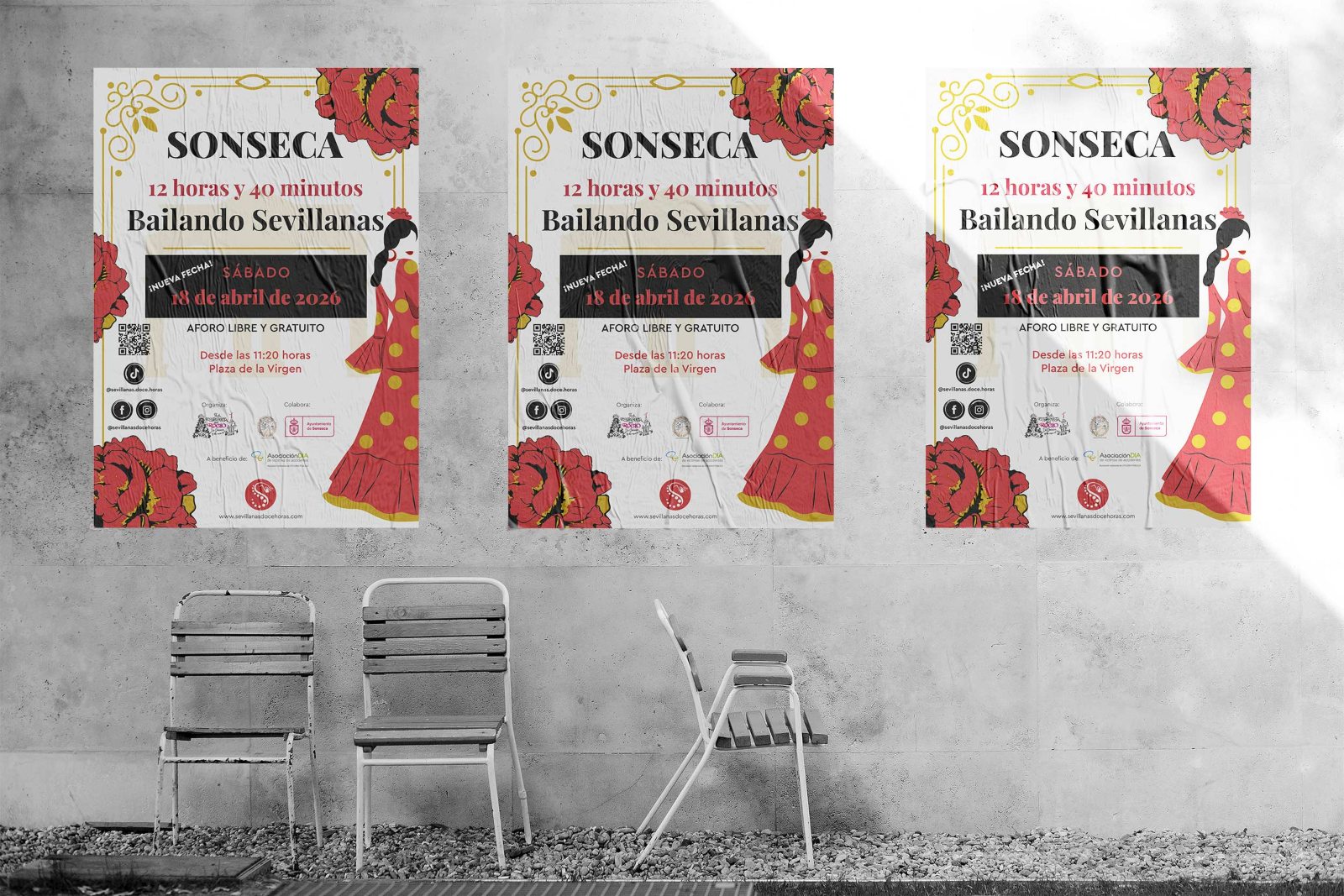 Sonseca celebra el maratón solidario 'Sevillanas 12 horas' en apoyo de Aitana, una niña con enfermedad rara