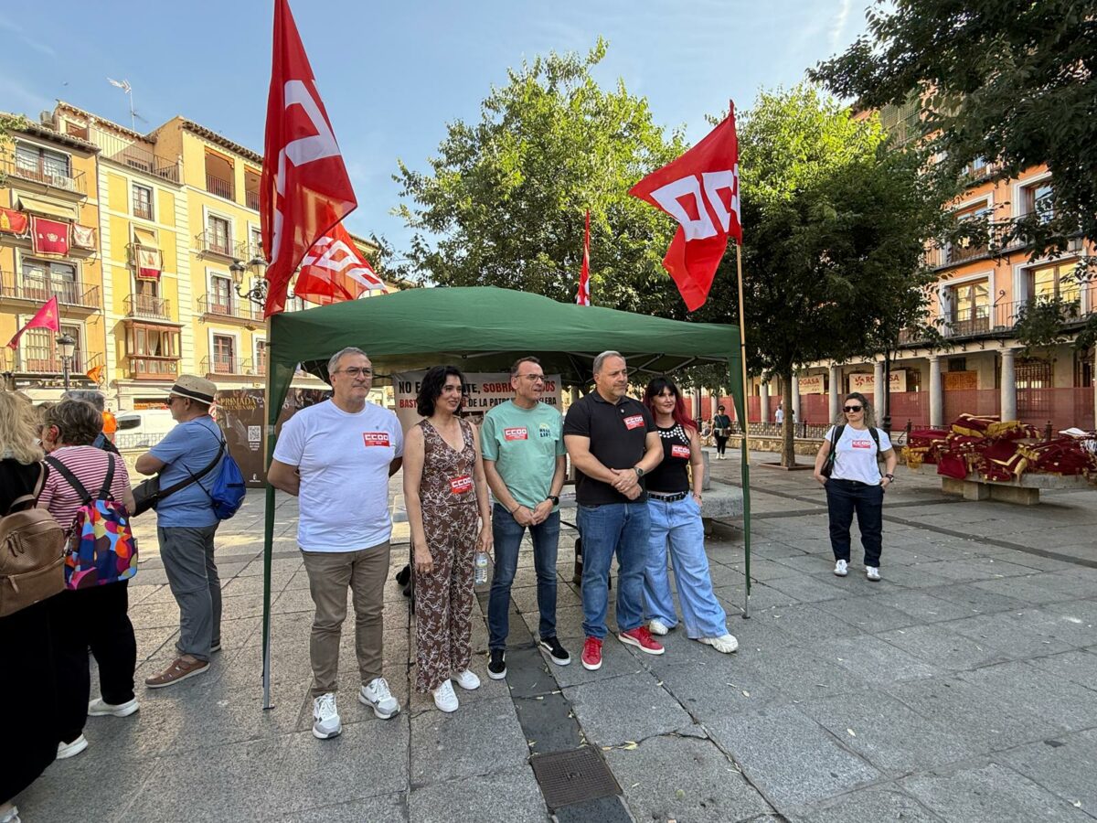 CCOO carga contra la patronal por "la miseria laboral" en la hostelería de Toledo y el "bloqueo" del convenio