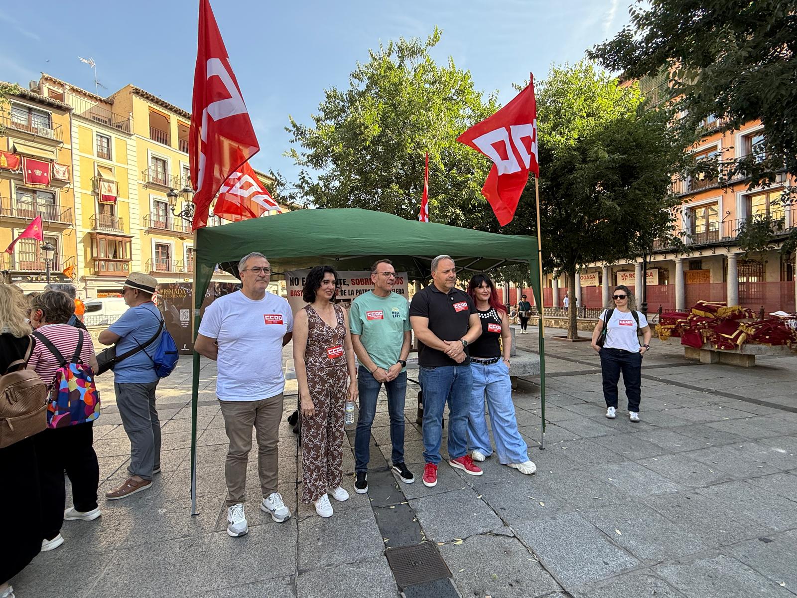 CCOO carga contra la patronal por "la miseria laboral" en la hostelería de Toledo y el "bloqueo" del convenio