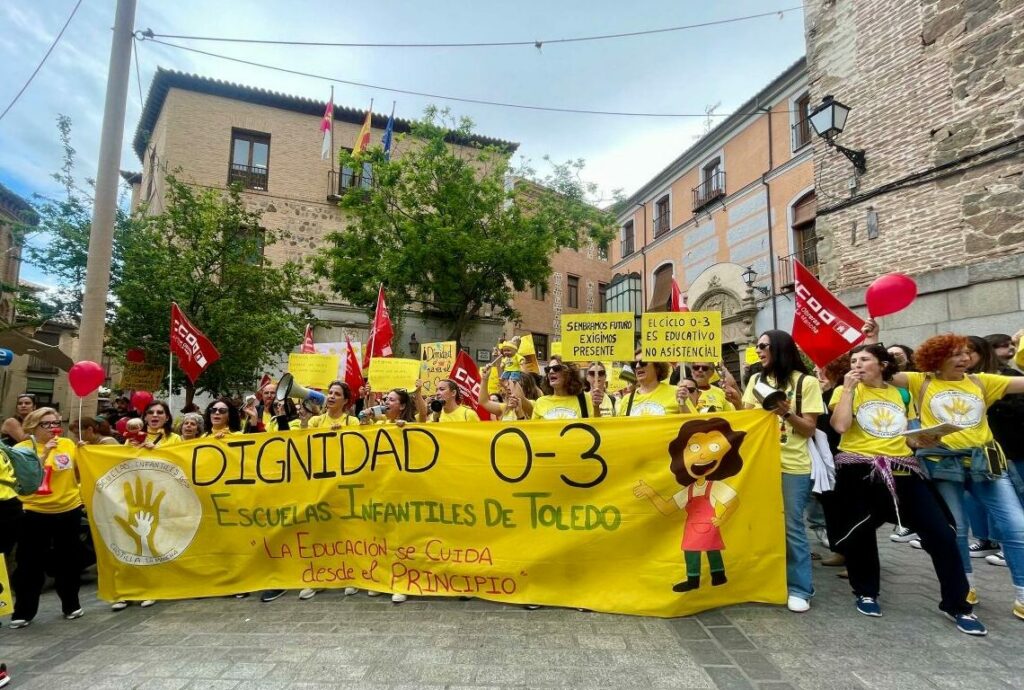 El grito de las educadoras infantiles en una huelga sin precedentes: "Somos docentes, no cuidadoras"