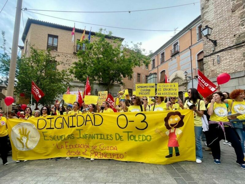 El grito de las educadoras infantiles en una huelga sin precedentes: "Somos docentes, no cuidadoras"
