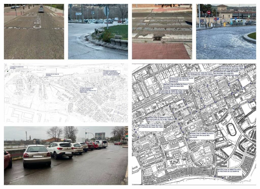 ¿Está la tuya? Estas son las calles de Santa Bárbara y el Polígono que estrenarán asfalto, pasos de cebra o isletas