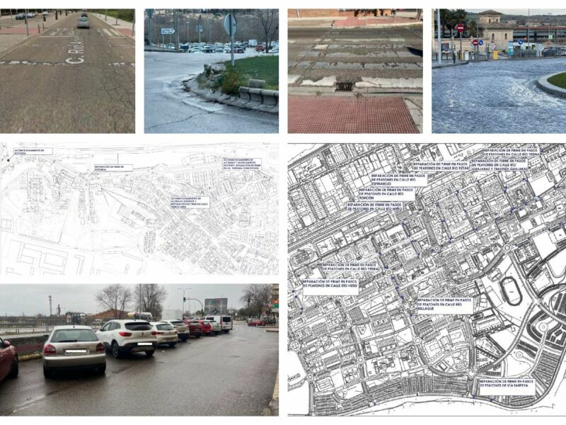 ¿Está la tuya? Estas son las calles de Santa Bárbara y el Polígono que estrenarán asfalto, pasos de cebra o isletas