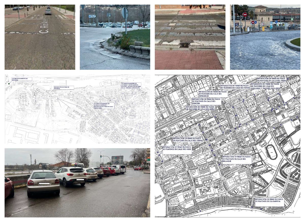 ¿Está la tuya? Estas son las calles de Santa Bárbara y el Polígono que estrenarán asfalto, pasos de cebra o isletas