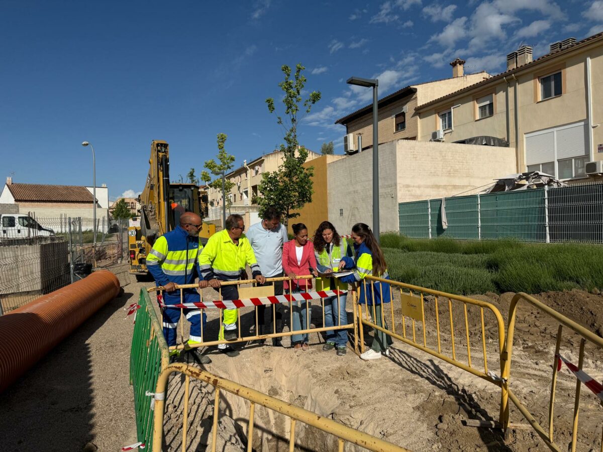 Nuevos colectores entre las "mejoras" de la red de saneamiento en Olías