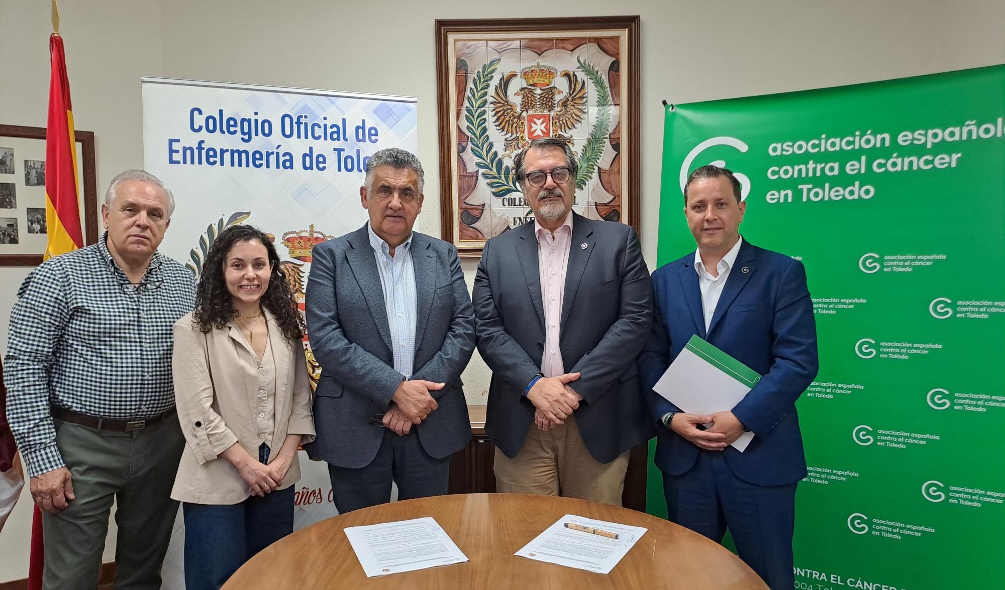 La Asociación Española Contra el Cáncer y el Colegio de Enfermería de Toledo, juntos en la prevención del cáncer