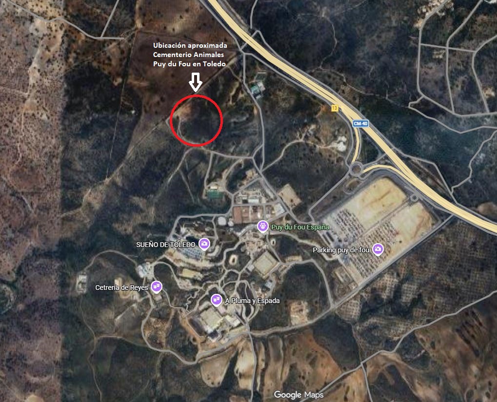Ecologistas ultima una denuncia contra Puy du Fou por el cementerio de animales y pide el cierre cautelar del parque