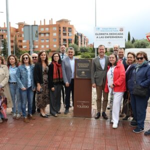 Toledo dedica una de sus glorietas a la Enfermería