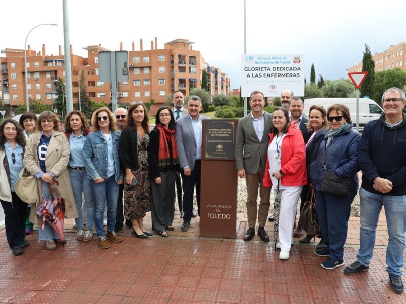 Toledo dedica una de sus glorietas a la Enfermería