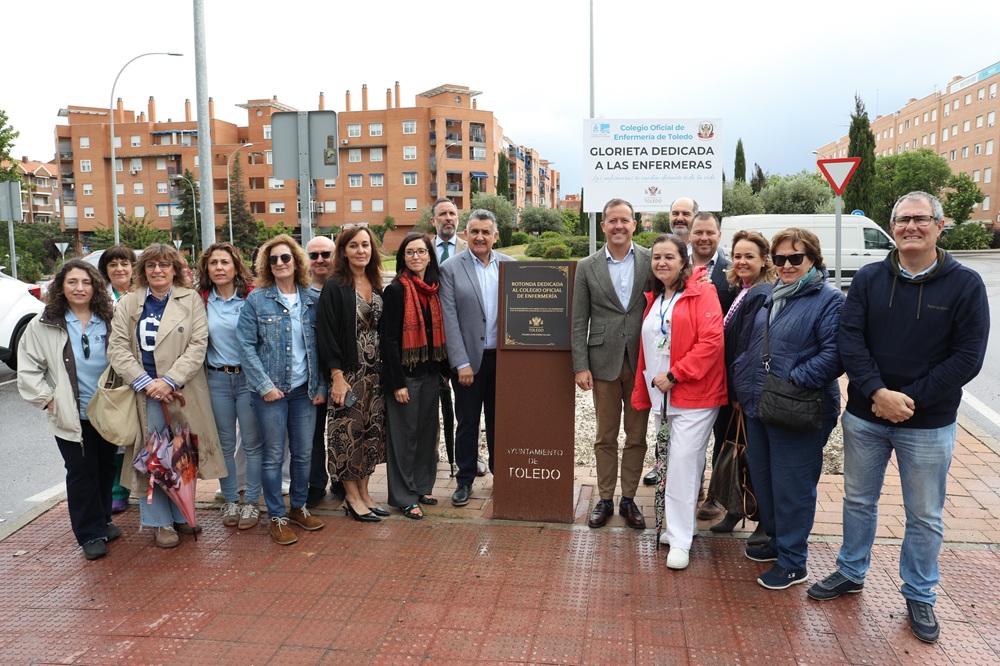 Toledo dedica una de sus glorietas a la Enfermería