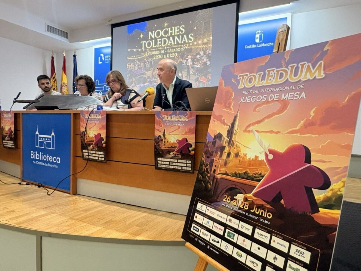 Apaguen las pantallas, empieza la partida: Toledum vuelve con tres días de juegos de mesa, cultura y convivencia