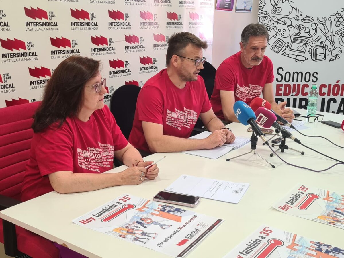 STE-CLM anuncia movilizaciones en los centros educativos para exigir un plan integral de climatización
