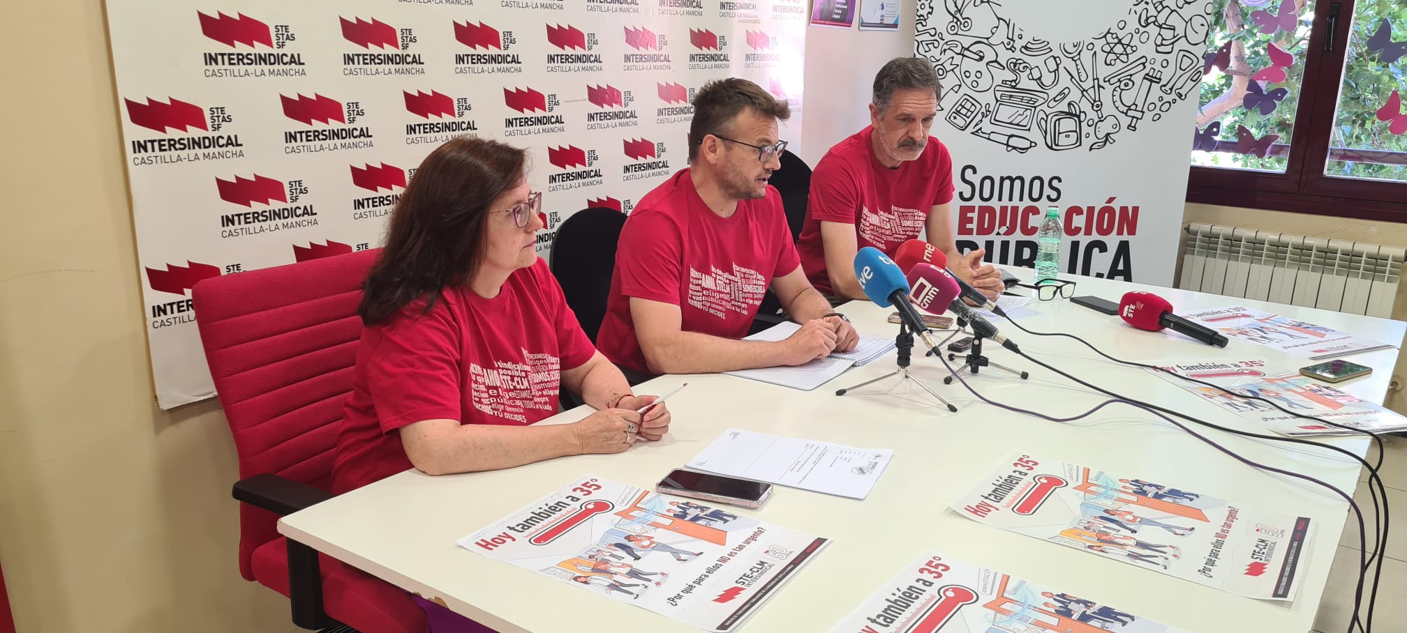 STE-CLM anuncia movilizaciones en los centros educativos para exigir un plan integral de climatización