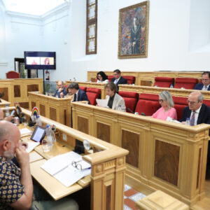 Reencuentro en el Pleno de Toledo entre PP y Vox para una triple exigencia: elecciones generales, AVE y tasa turística