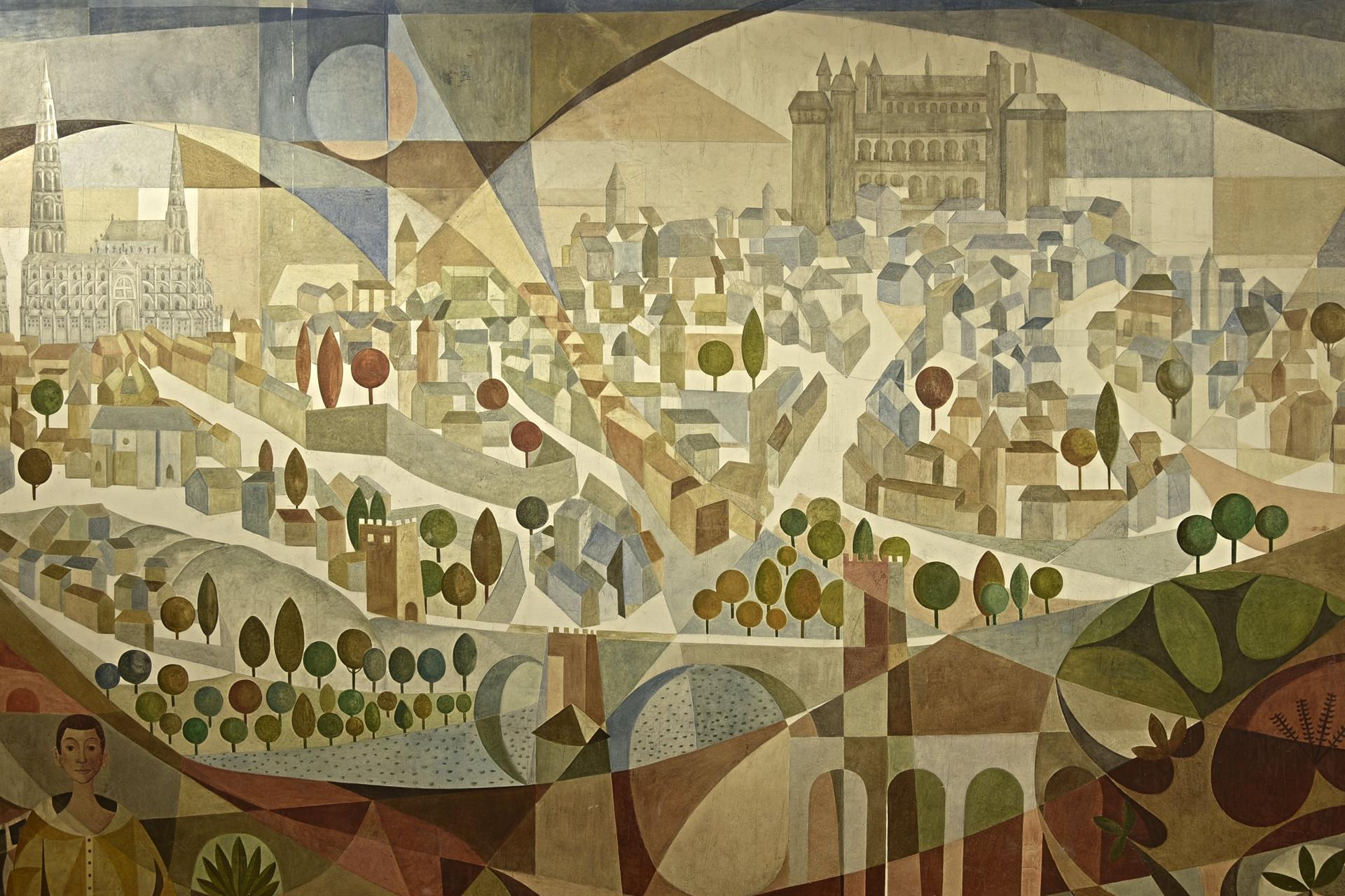 Mucho más que una pared: el mural de Carpe en el IES Universidad Laboral ya es Elemento de Interés Patrimonial