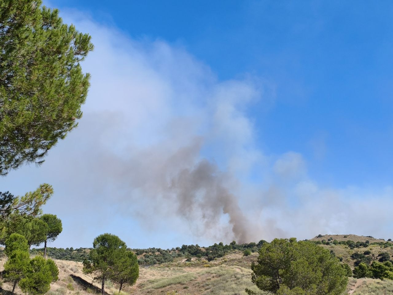 Extinguido el incendio en la Academia de Infantería de Toledo