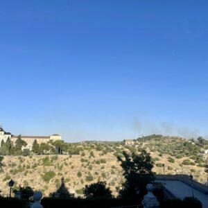 Se registra un nuevo incendio en los terrenos de la Academia de Infantería de Toledo