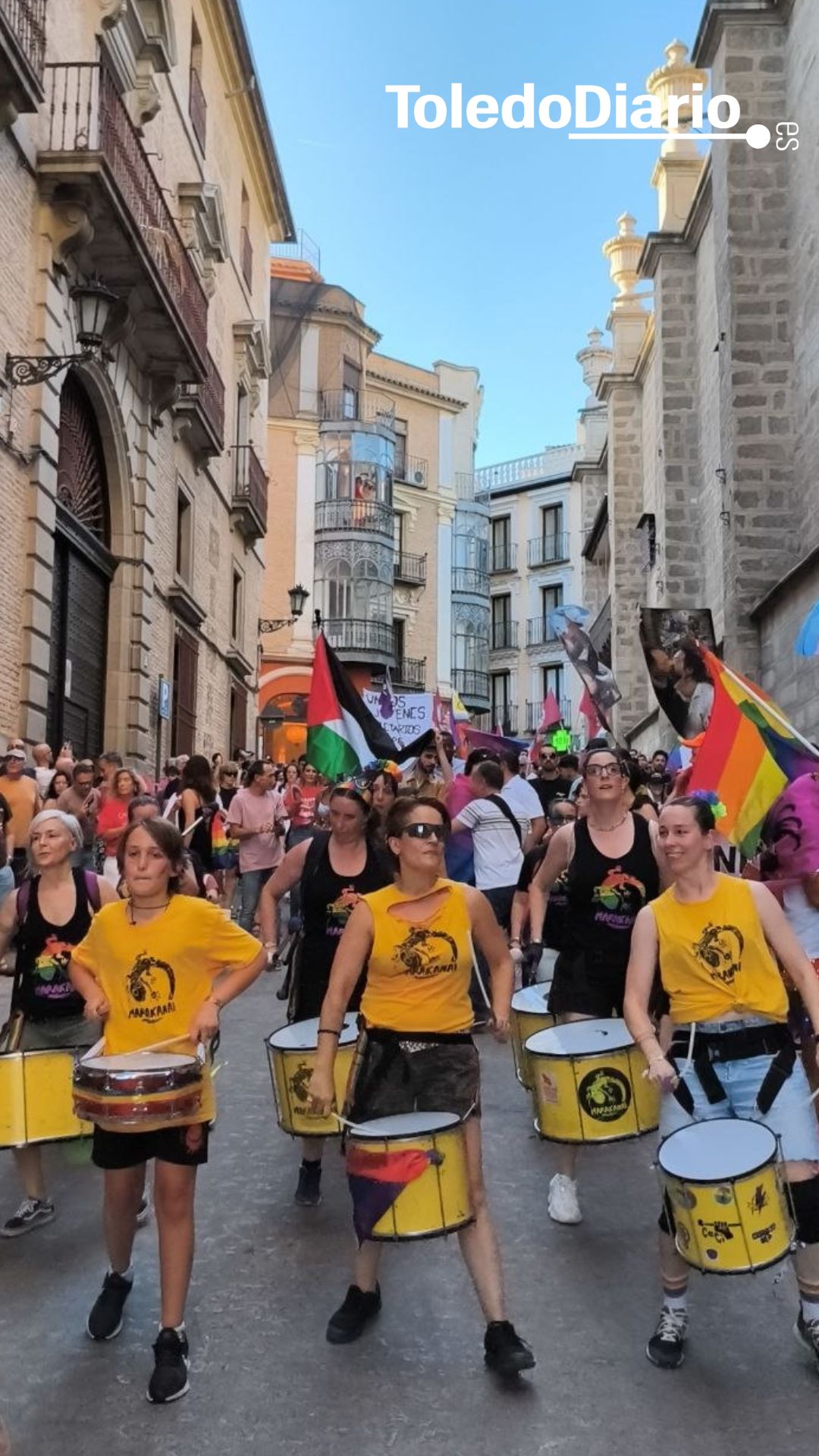 El Orgullo toma las calles de Toledo para reivindicar compromiso con la igualdad y la diversidad: "Más recursos, menos discursos"