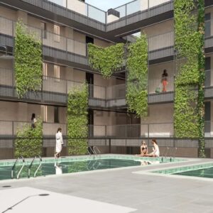 Solo quedan 9 viviendas en venta en la promoción del Paseo de la Rosa con precios entre 285.000 y 375.000 euros