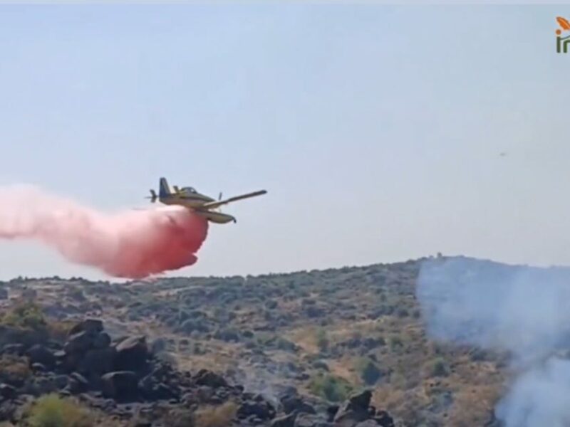 Extinguido el incendio forestal declarado entre Villasequilla y La Guardia