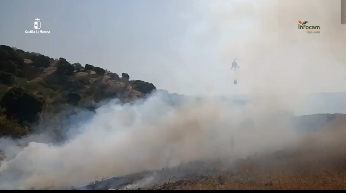 El incendio de Almorox se queda en Nivel 0 y están extinguidos el de Mazarambroz y La Pueblanueva