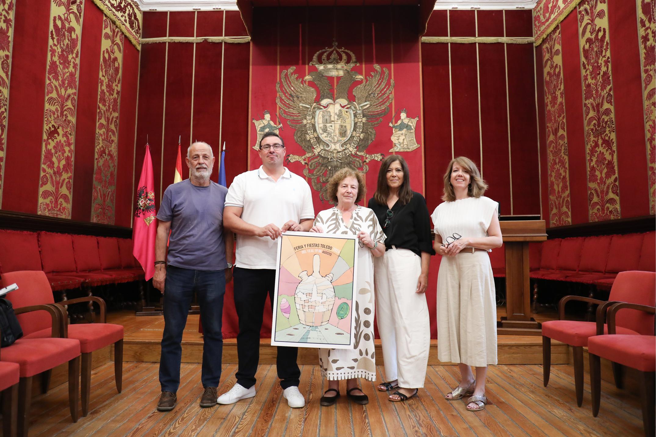 La Feria de Agosto de Toledo ya tiene imagen: el cartel de Alfredo Copeiro se impone entre 21 propuestas
