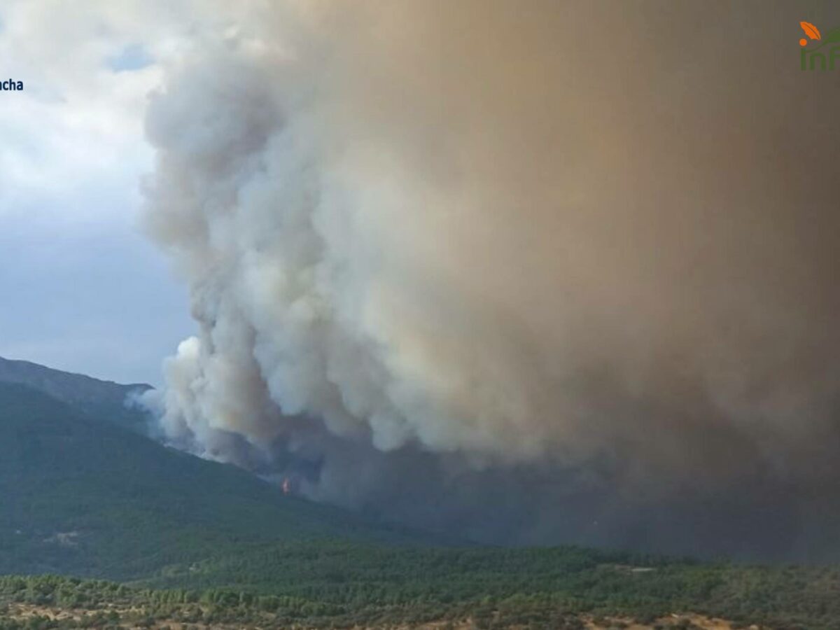 El incendio de Burgohondo obliga a evacuar once municipios de Toledo y Talavera prepara un segundo pabellón para evacuados