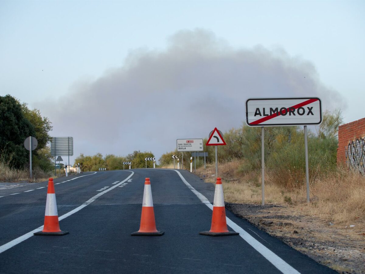 La provincia de Toledo afronta dos incendios activos con Almorox como principal preocupación