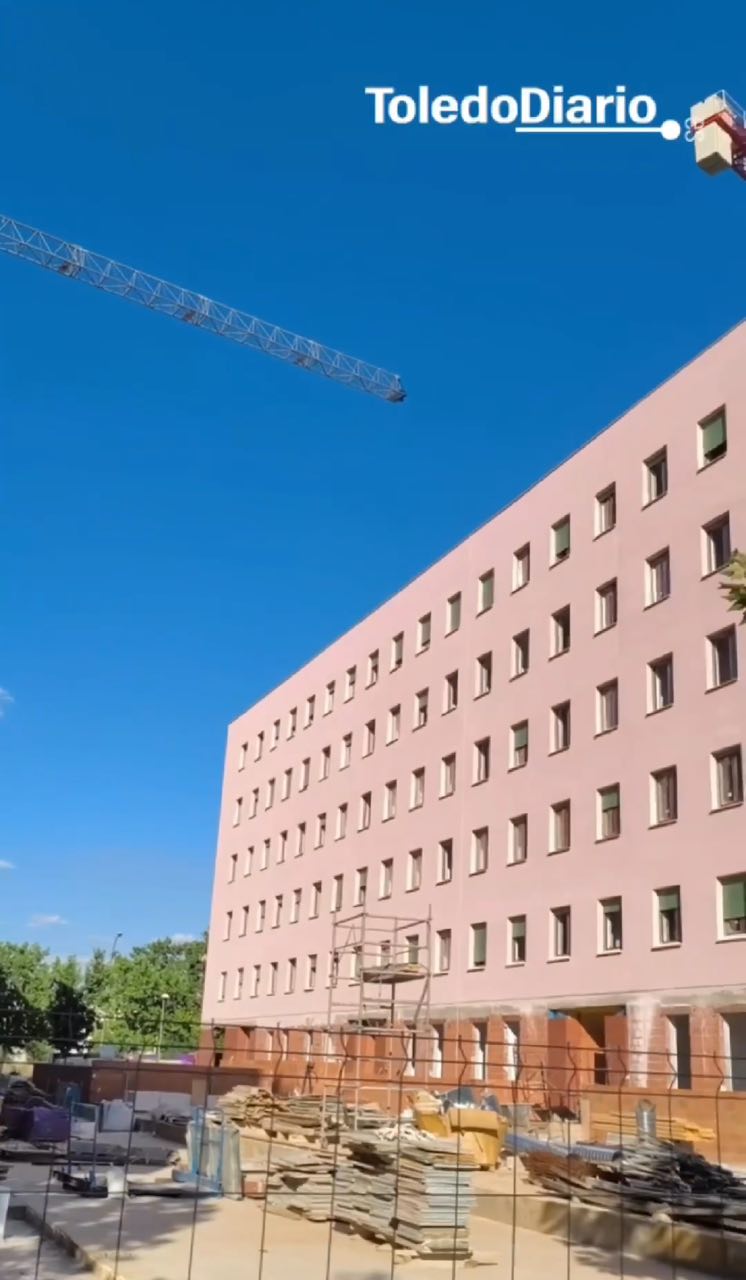 Así están los dos bloques con 210 pisos de alquiler "asequible" del Polígono tras vencer el plazo de obras