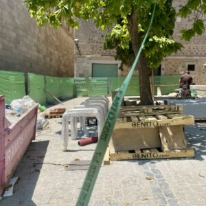 La remodelación de la Plaza Mayor llega a su recta final tras modificar el proyecto inicial y con quejas vecinales