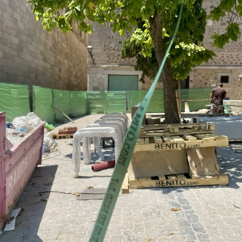 La remodelación de la Plaza Mayor llega a su recta final tras modificar el proyecto inicial y con quejas vecinales