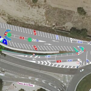 El descampado junto a Grúas Mendoza se acondicionará como aparcamiento disuasorio con 78 plazas en Santa Bárbara