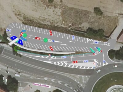 El descampado junto a Grúas Mendoza se acondicionará como aparcamiento disuasorio con 78 plazas en Santa Bárbara