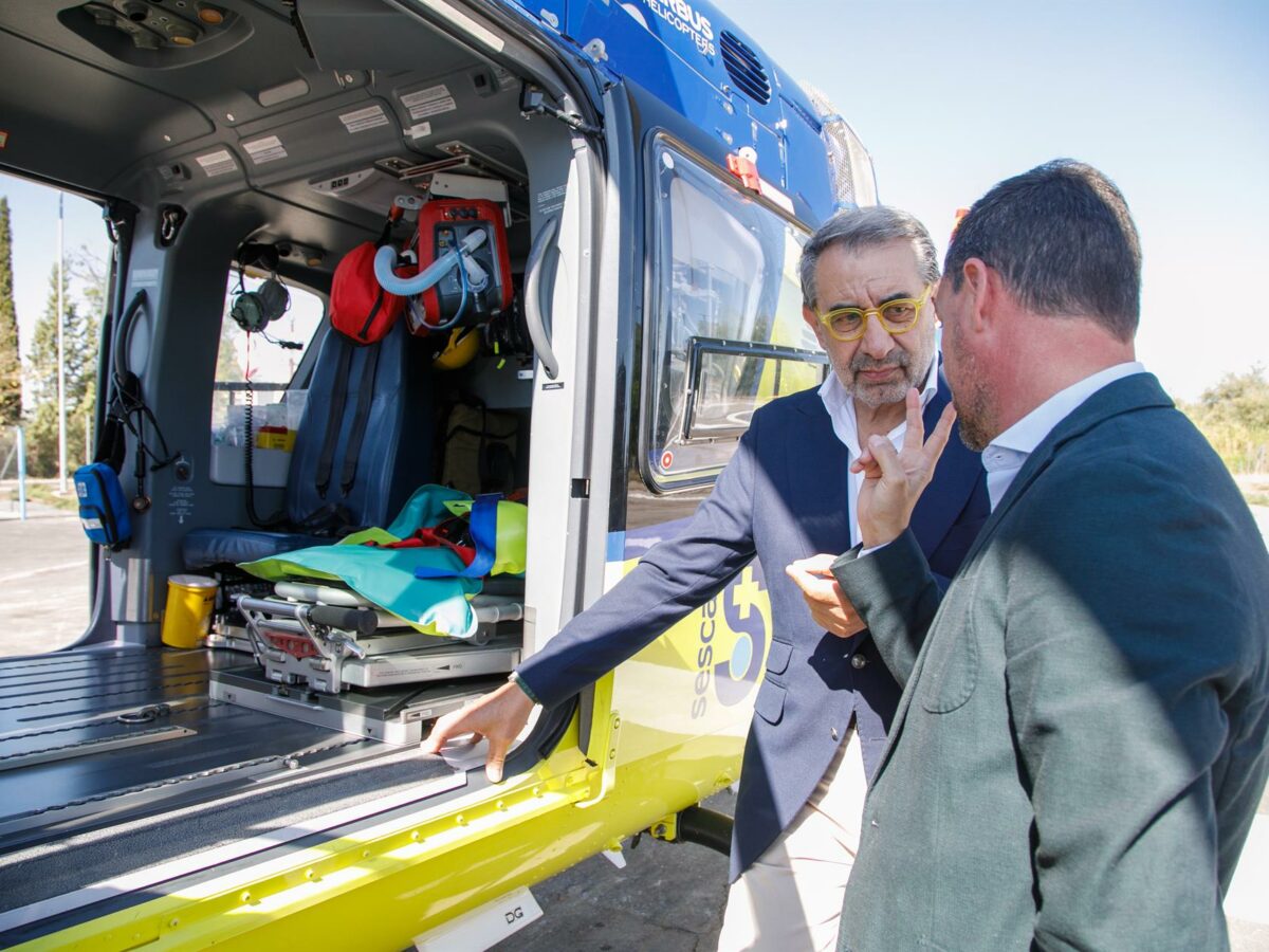 Toledo ya dispone de un helicóptero preparado para la transfusión sanguínea prehospitalaria