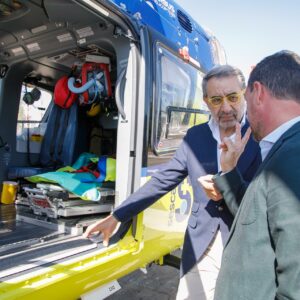 Toledo ya dispone de un helicóptero preparado para la transfusión sanguínea prehospitalaria