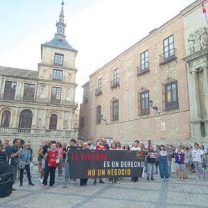 Toledo responde al desahucio de Maricarmen: "Tenemos que pararlo y la mejor forma es la organización"