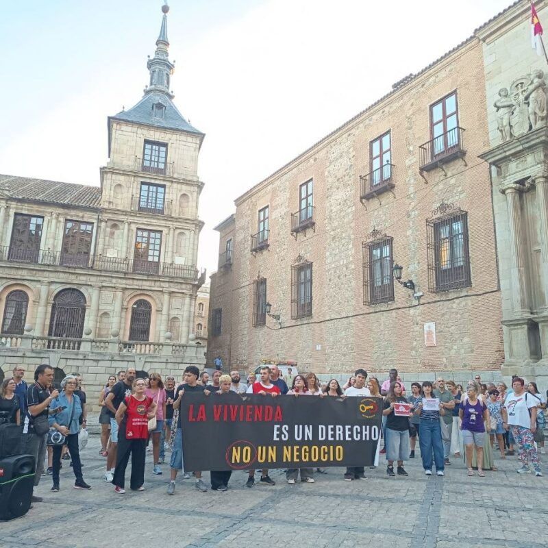 Toledo responde al desahucio de Maricarmen: "Tenemos que pararlo y la mejor forma es la organización"