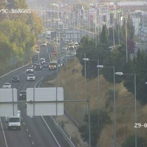 Una colisión múltiple entre seis coches en la A-42 en Olías del Rey se salda sin heridos