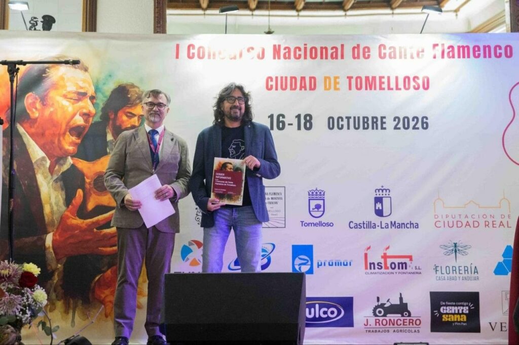 Diego Mejías, reconocido como el mejor cantaor de Castilla-La Mancha en el I Concurso Nacional Ciudad de Tomelloso