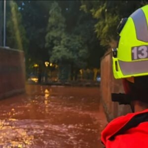 Siete personas rescatadas e intensas inundaciones en Urda tras las fuertes lluvias